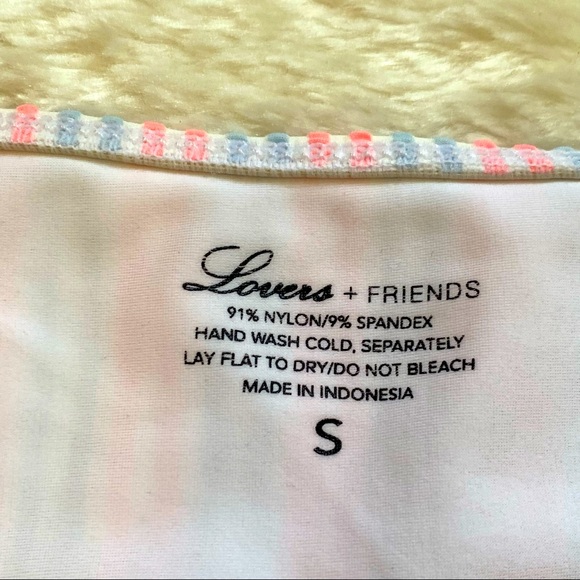 Lovers + Friends Revolve Striped Bikini Bottom Size S - Picture 5 of 9